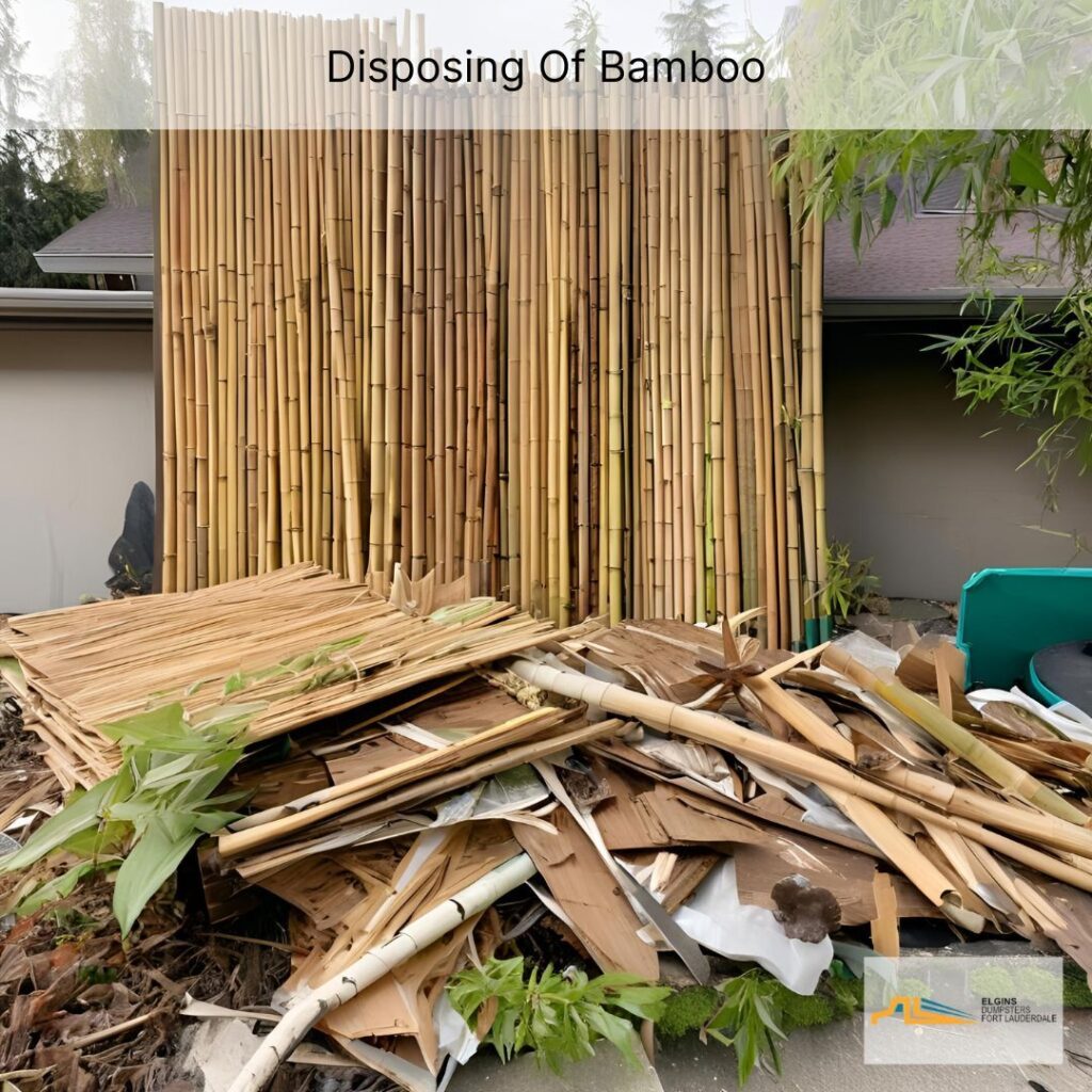 How to Dispose of Bamboo and Scrap Wood in Fort Lauderdale