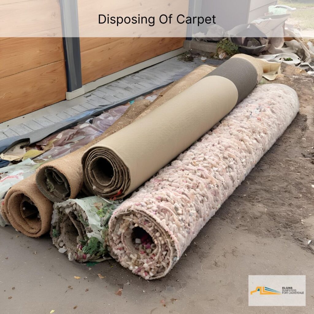 How to Dispose of and Recycle Old Carpet in Fort Lauderdale